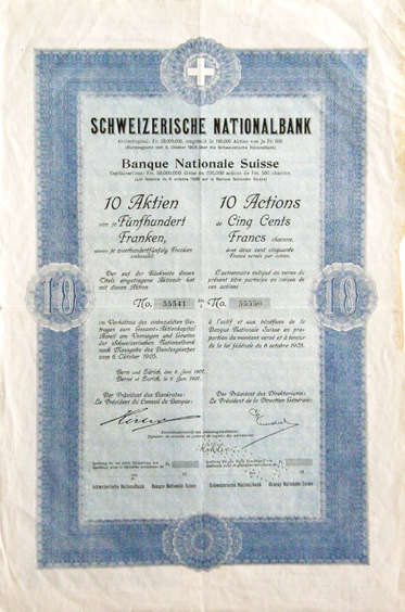 «Schweizerische Nationalbank 1907»